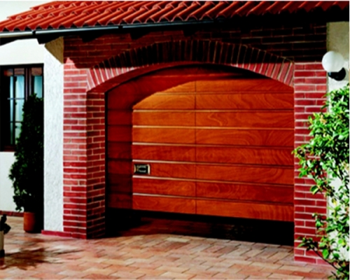 Sectional Solid Wood Garage Door SCD