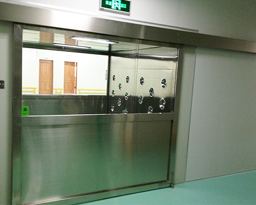 Stainless steel sliding door